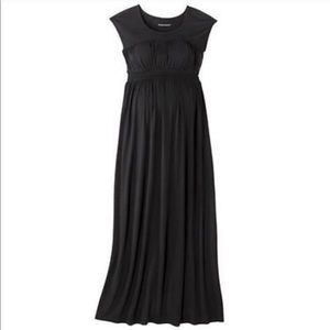 Black Maternity Maxi Dress XXL